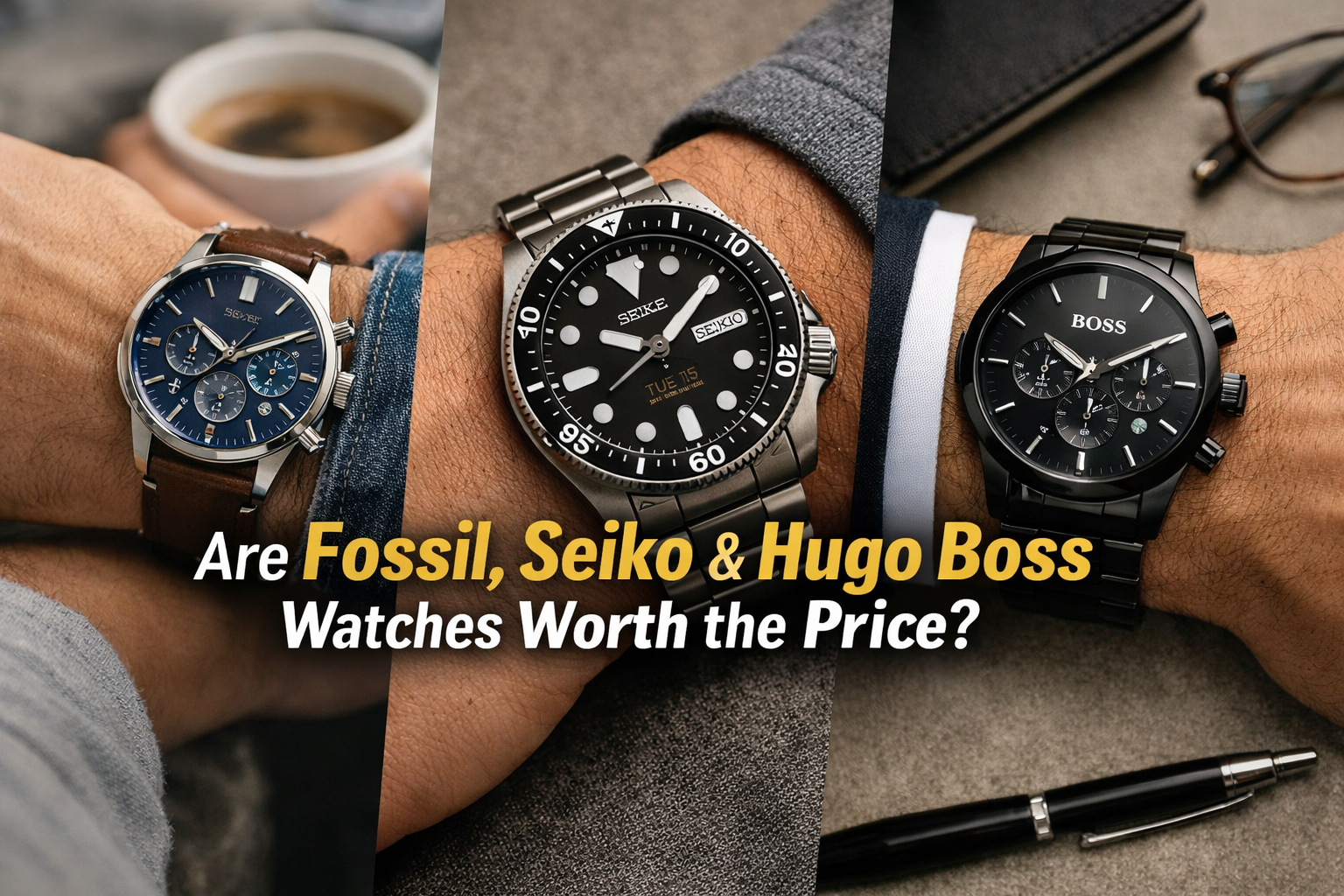 Are Fossil, Seiko & Hugo Boss Watches Worth the Price?