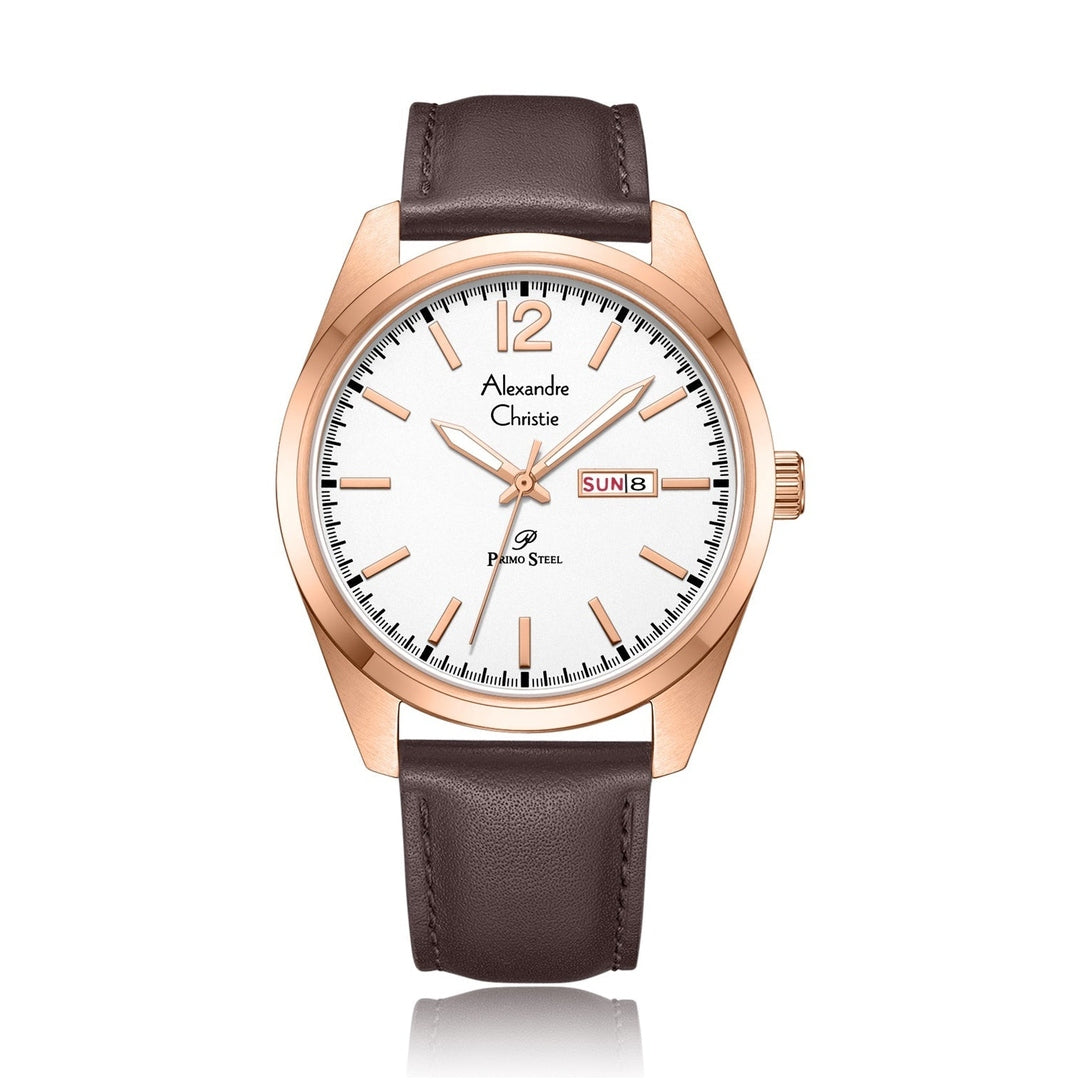 Alexandre Christie,1012MELRGSL, Men , Quartz Dial , 40mm,White