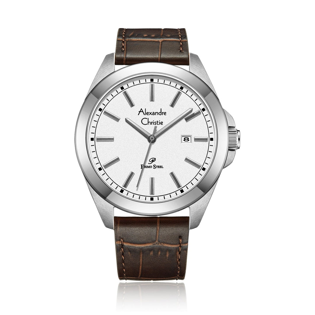 Alexandre Christie,1015MDLSSSLBO, Men , Quartz Dial , 41mm,Silver