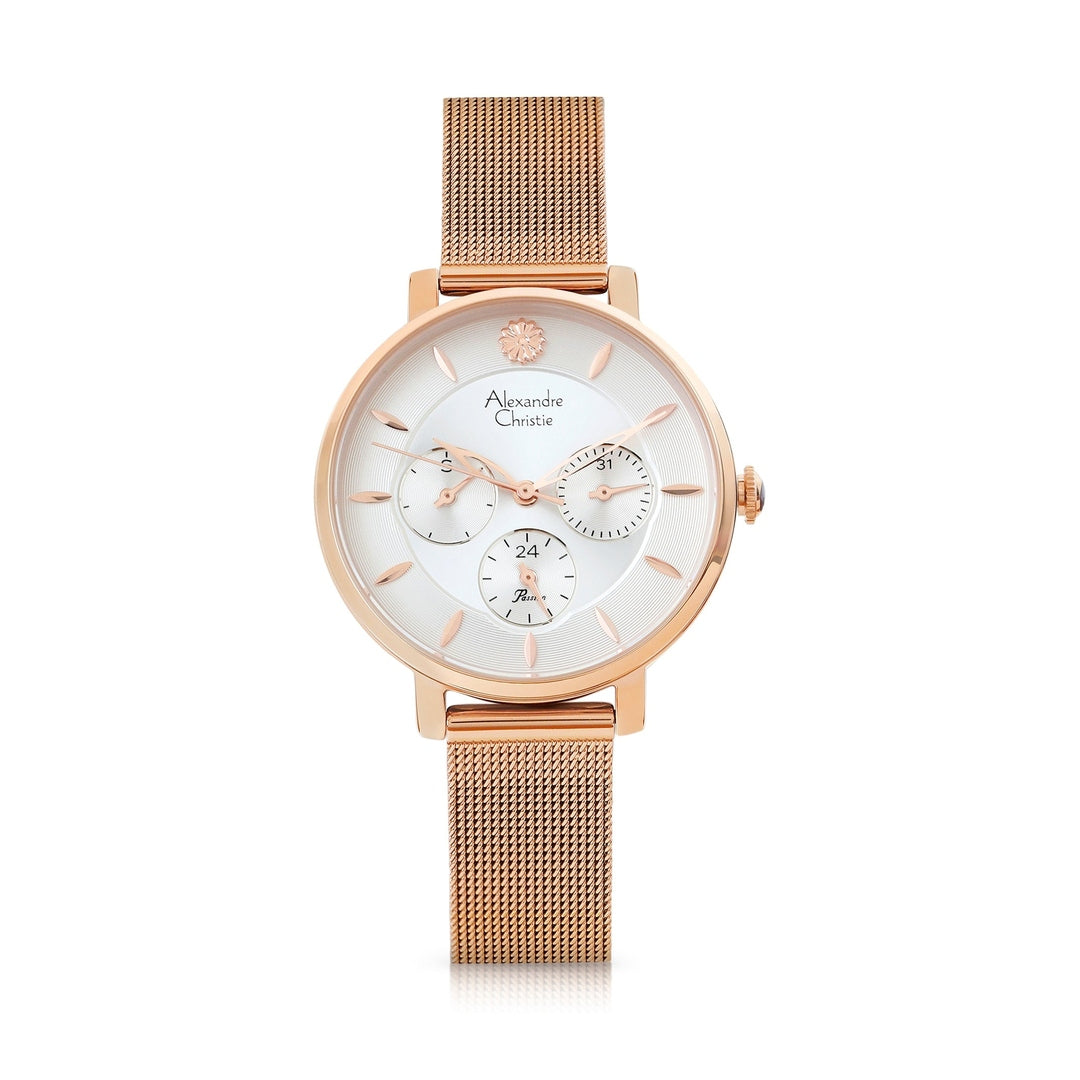 Alexandre Christie,2959BFBRGSL, Women , Quartz Dial , 35mm,Silver