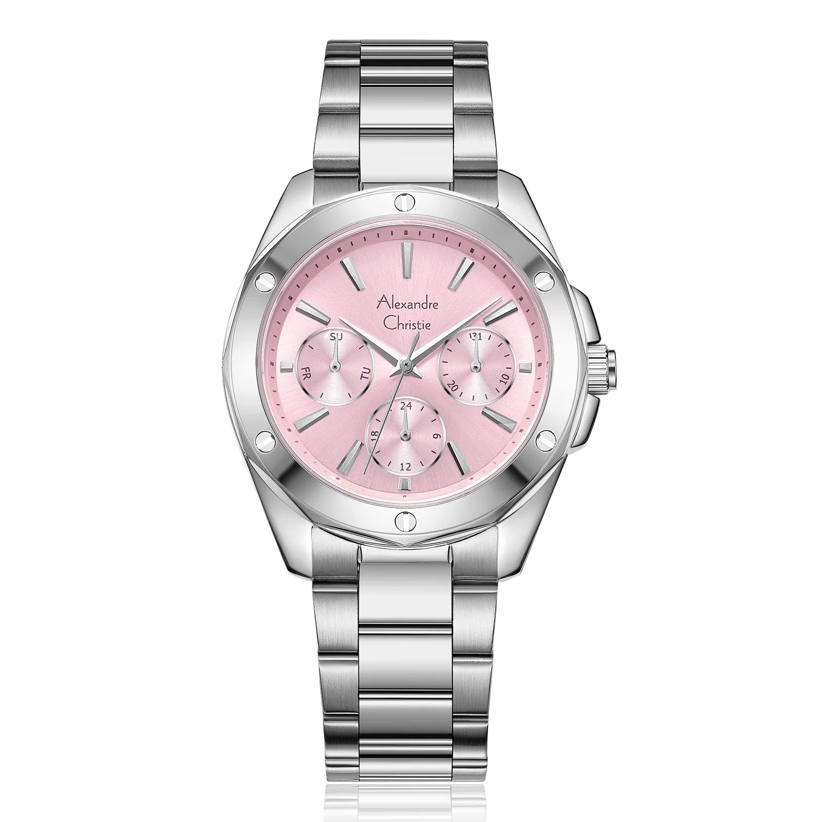 Alexandre Christie,2A72BFBSSPN, Women , Quartz Dial , 36mm,Pink