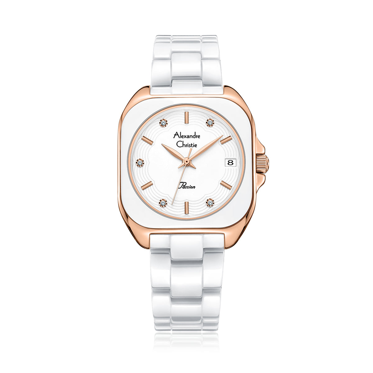 Alexandre Christie,2B31LDBRGSL, Women , Quartz Dial , 30mm,Rose Gold