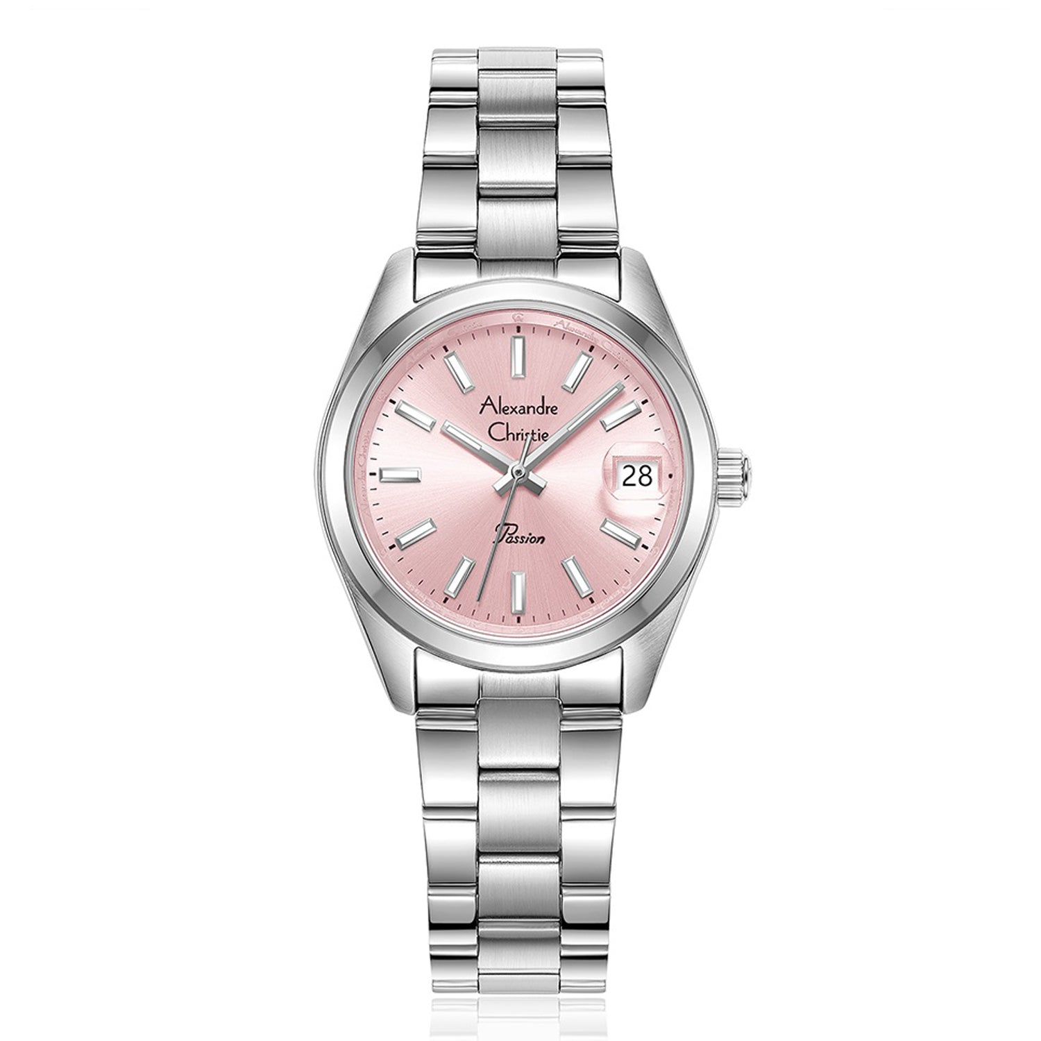 Alexandre Christie,2B54LDBSSLK, Women , Quartz Dial , 32mm,Pink