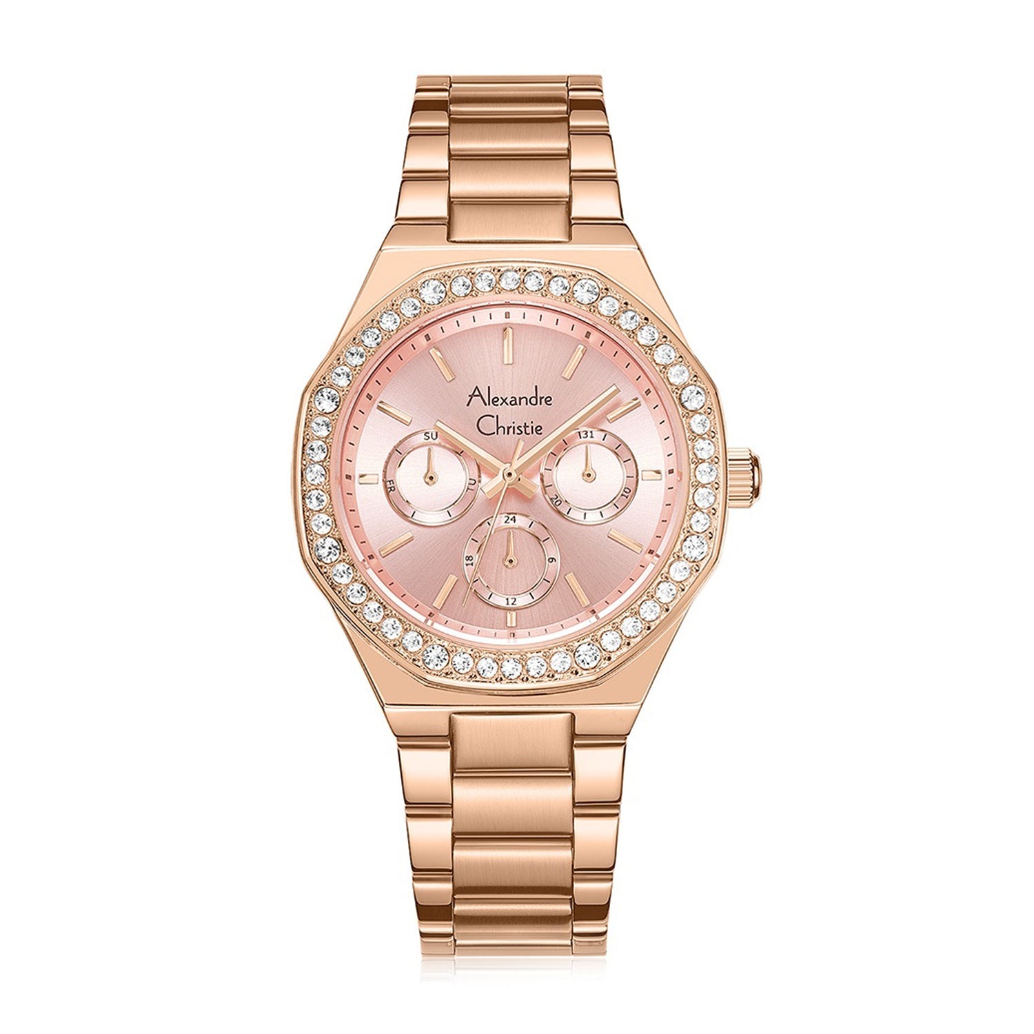 Alexandre Christie,2B58BFBRGLK, Women , Quartz Dial , 36mm,Pink