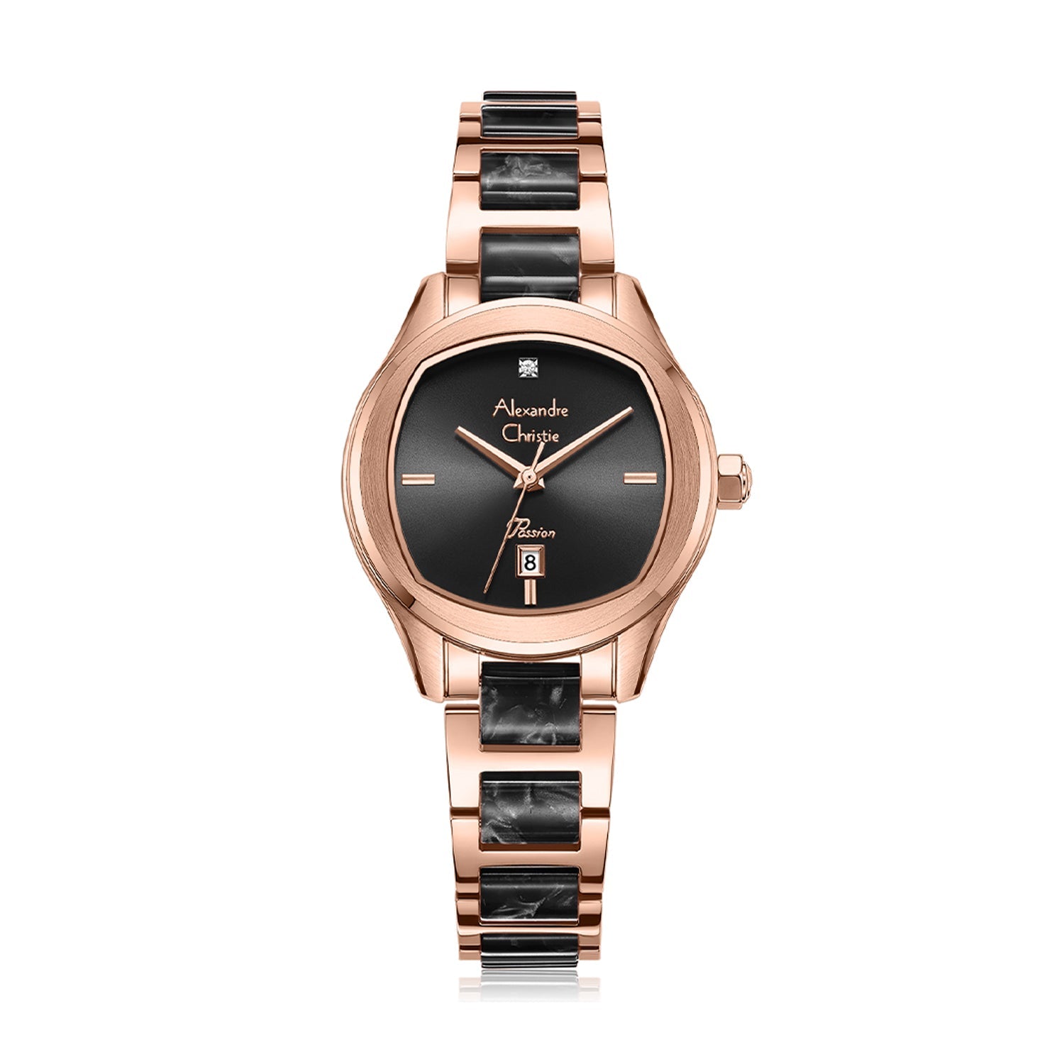 Alexandre Christie,2B82LDBRGBA, Women , Quartz Dial , 30mm,Black