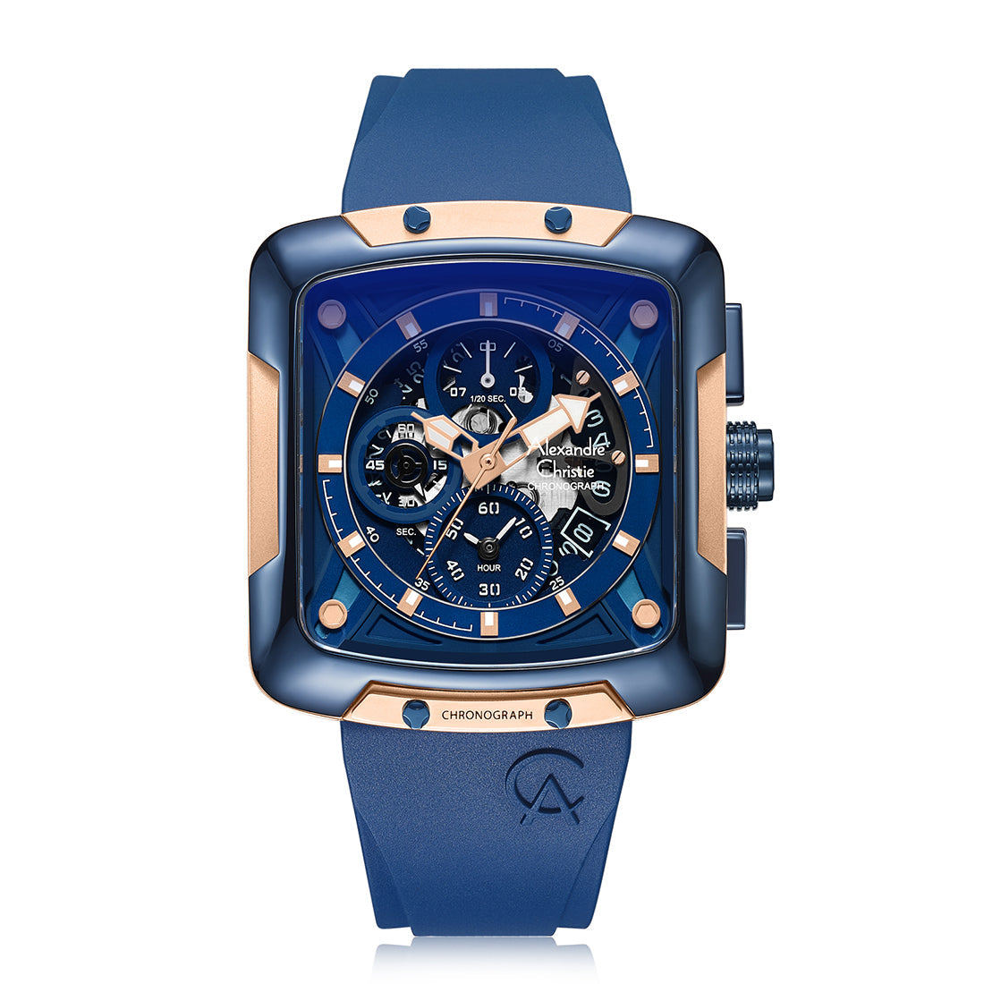 Alexandre Christie,3039GCRURBU, Men , Quartz Dial , 42mm,Blue