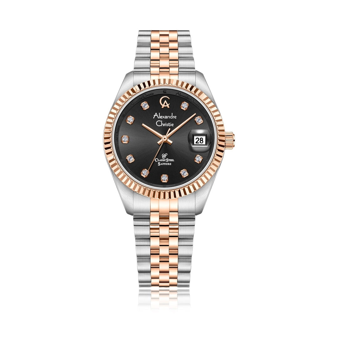 Alexandre Christie,5013LDBTRBA, Women , Quartz Dial , 32mm,Black