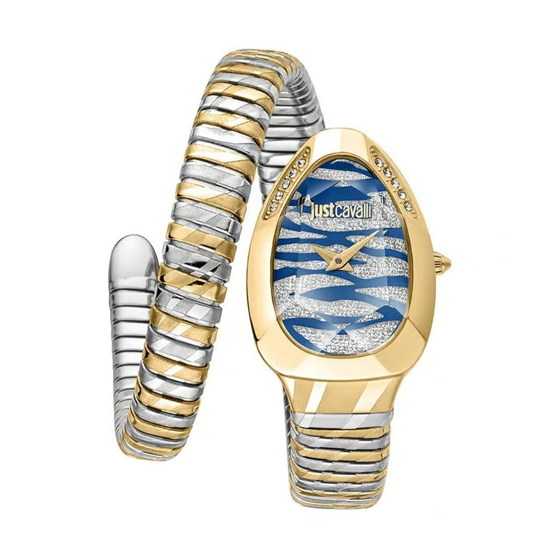 Just Cavalli JC1L225M0085 Women Analog Watch | Rose Gold Stainless Steel Strap | Rose Dial | Quartz