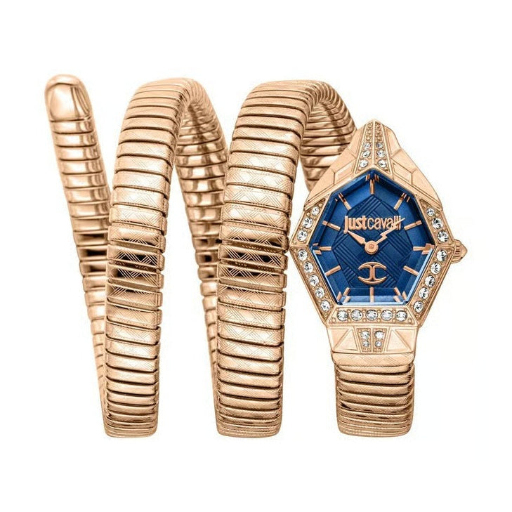 Just Cavalli JC1L304M0045 Women Analog Watch | Gold Stainless Steel Strap | Gold Dial | Quartz