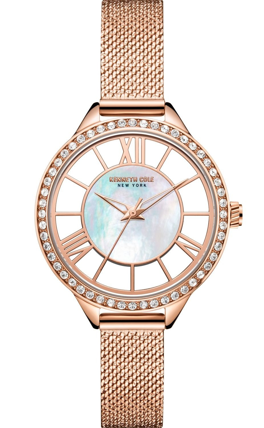 Kenneth Cole New York Quartz Mother-of-Pearl Dial Women’s Analog Watch