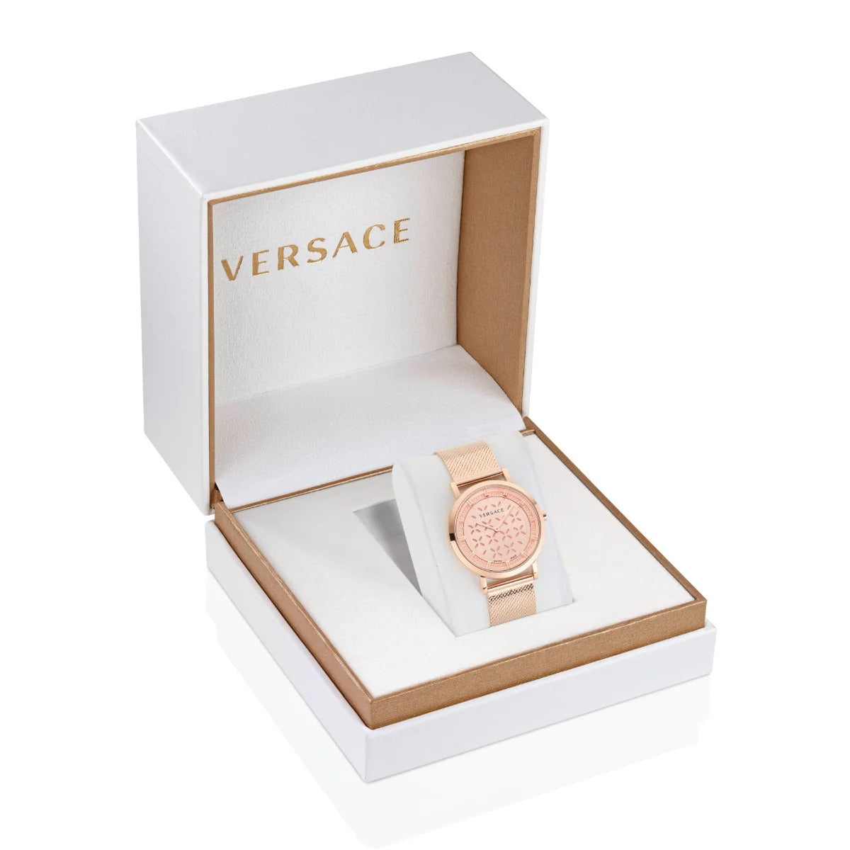 Versace Ver.New Generation(Wc-3M) Women's Quartz Rose Gold Dial Analog Stainless Steel Watch VE3M01323