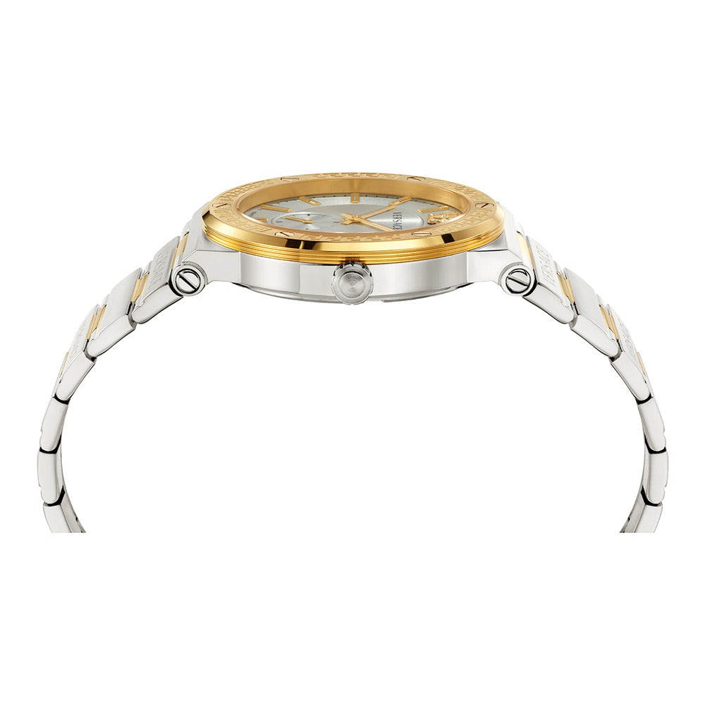 Versace Haute Men's Quartz White Dial Analog Stainless Steel Watch VEVI00320