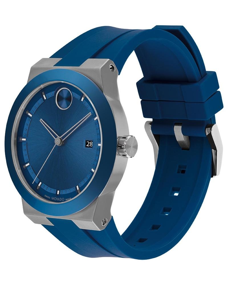 Movado BOLD Fusion Blue Sunray Dial Men Watch 3601192