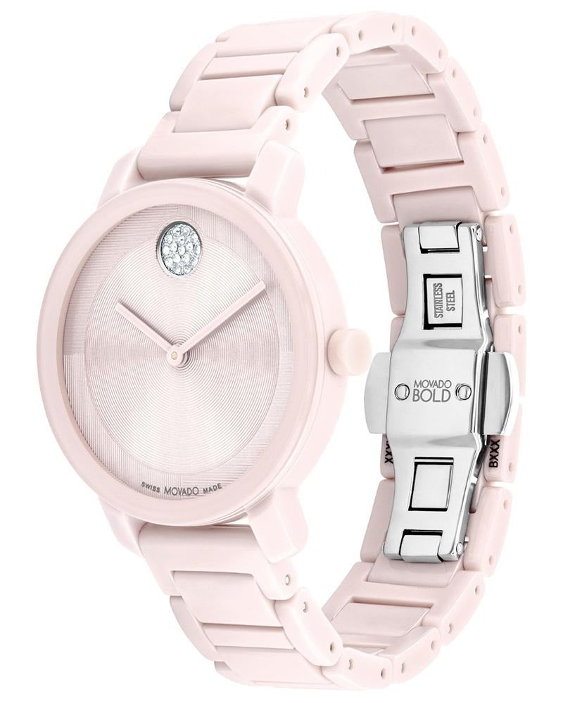 Movado BOLD Evolution 2.0 Blush Pink Dial Women Watch 3601234