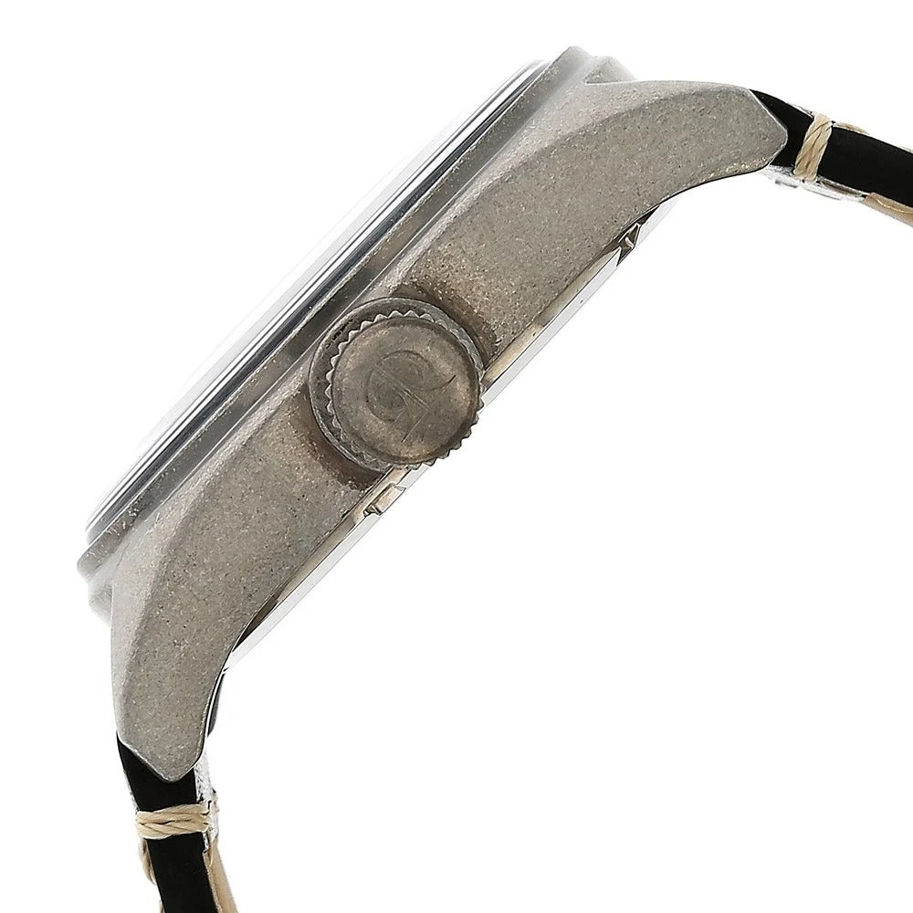 Titan Analog Black Dial with Date Leather Strap Watch for Men - 9478QL01J