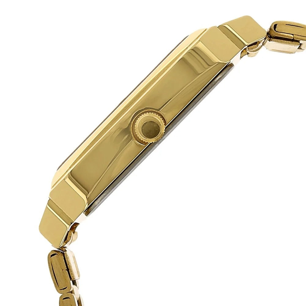 Titan Quartz Analog with Day and Date Champagne Dial Stainless Steel Strap Watch for Men - NU1581YM05