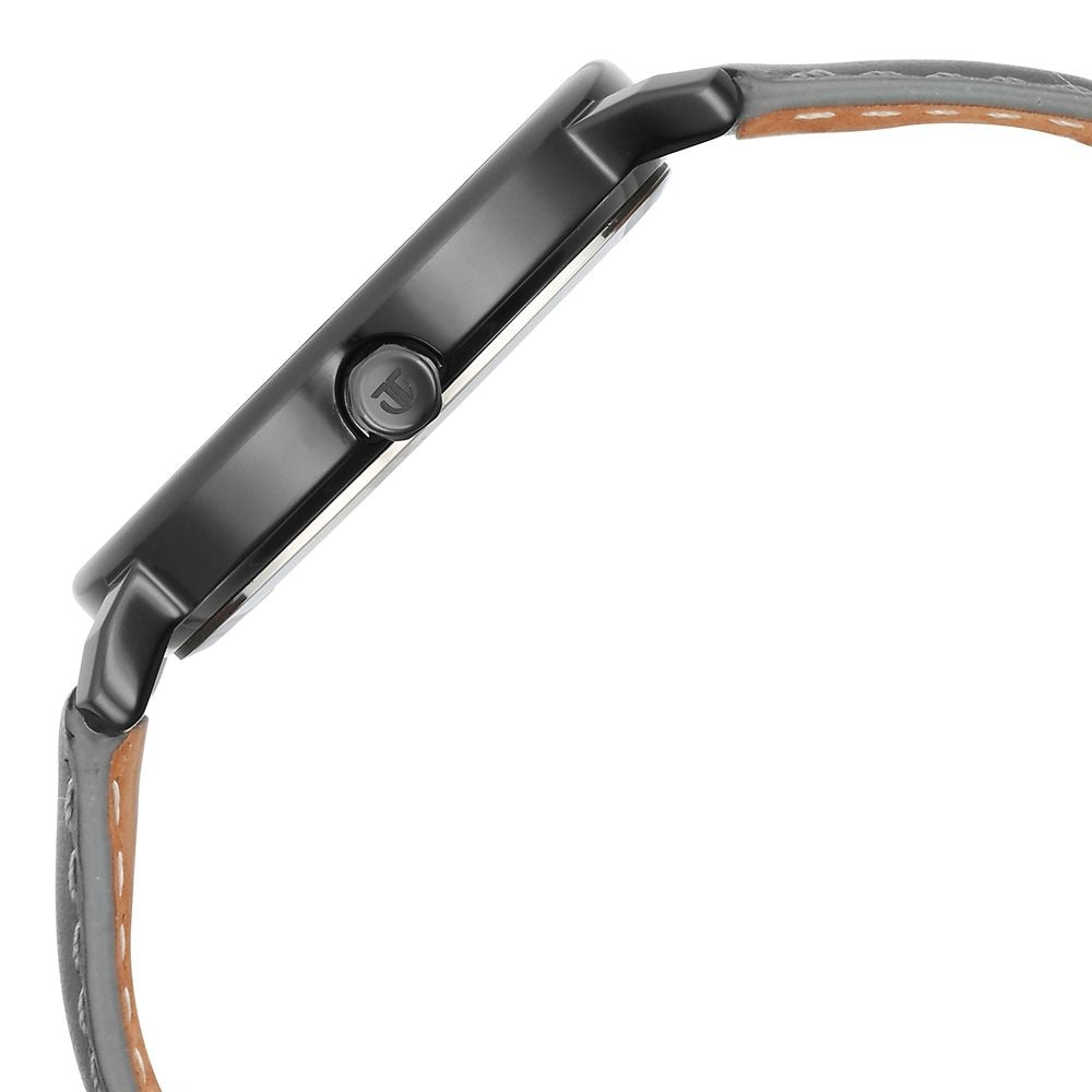 Titan Workwear Quartz Analog Anthracite Dial Leather Strap Watch for Men - NU1884NL01