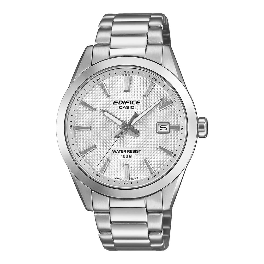 Casio Edifice White Dial Stainless Steel Analog Men's Watch EFV-160D-7AVDF