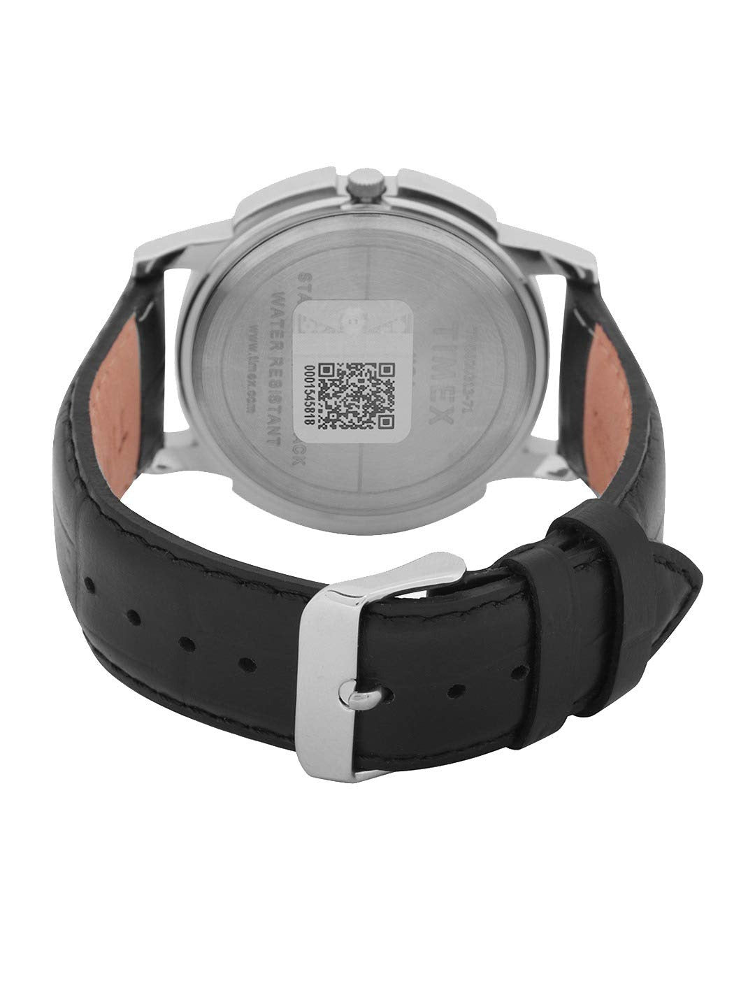 Timex Empera Quartz Silver Dial Analog Leather Men's Watch TW000U313