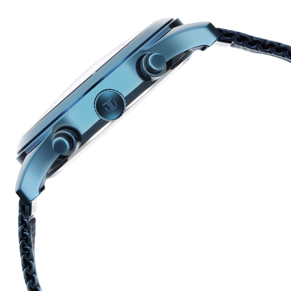 Titan Sartorial Neo Splash Blue Dial Men's Watch NT1805QM02