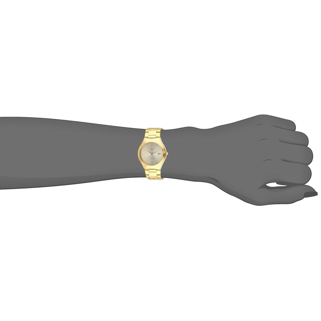 Casio Enticer Gold Champagne Dial Stainless Steel Analog Watch MTP-1170N-9AR