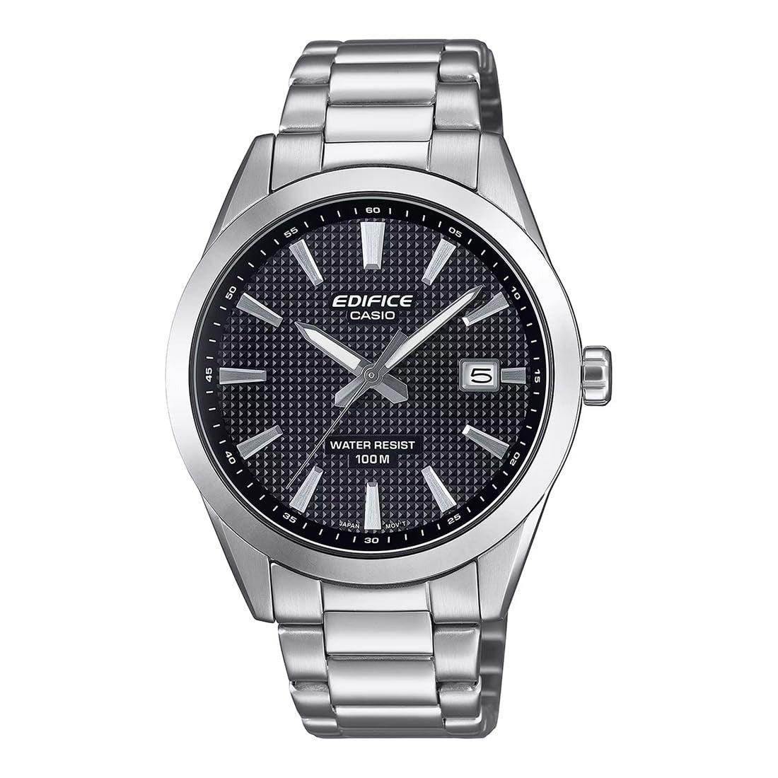 Casio Edifice Black Dial Stainless Steel Analog Men's Watch EFV-160D-1AVDF