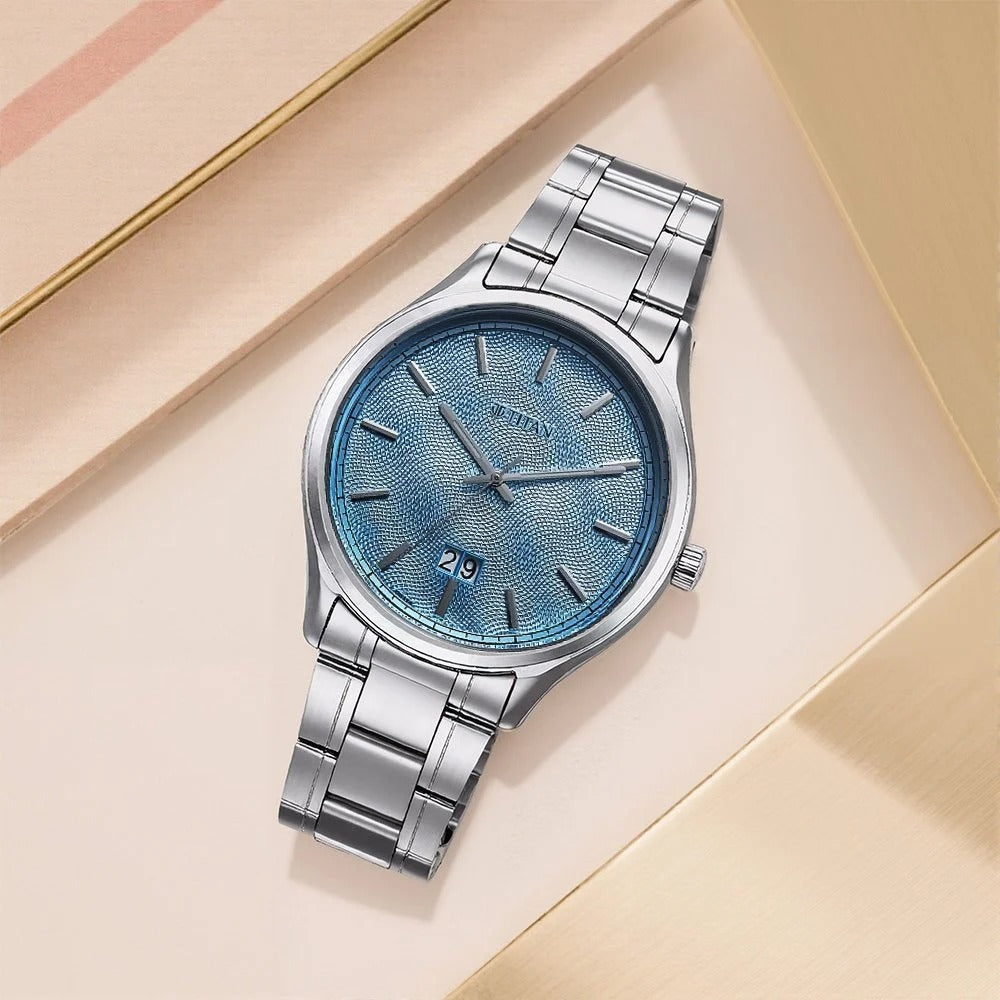 Titan Palette of Time Blue Dial Men's Watch NT10033SM01