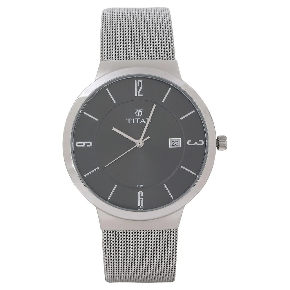 Titan Octane Black Dial Men's Watch 90053SM01