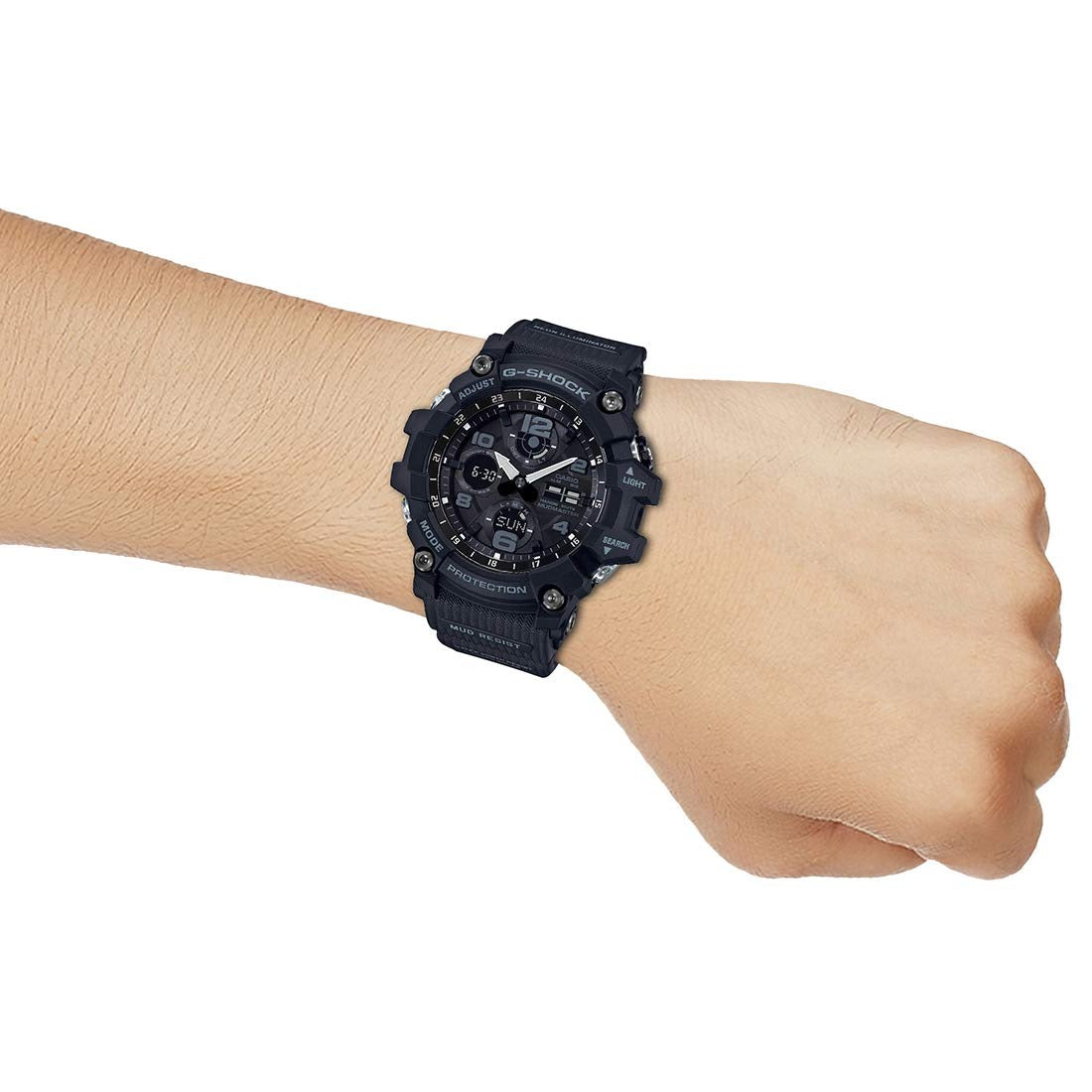 G-Shock Analog-Digital Black Dial Black Resin Strap Men's Watch- GSG-100-1ADR (G830)