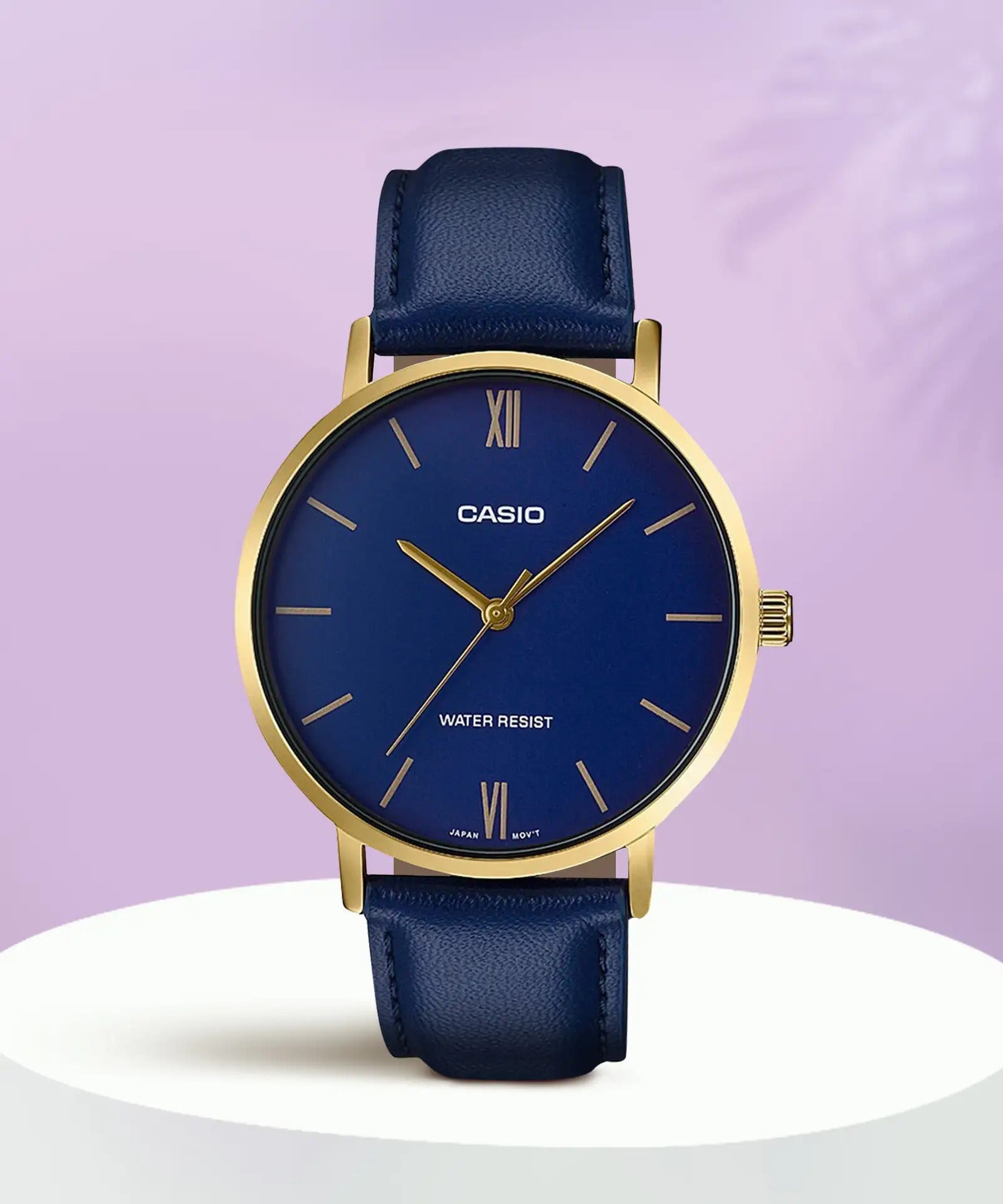 Casio Enticer Analog Blue Dial Men's Watch - MTP-VT01GL-2BUDF (A1781)