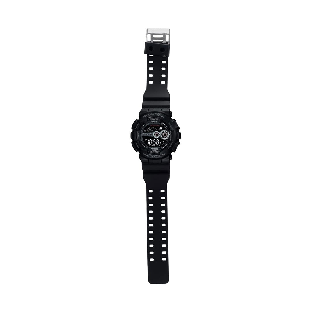 G-Shock Black Dial Resin Strap Digital Men's Watch GD-100-1BDR