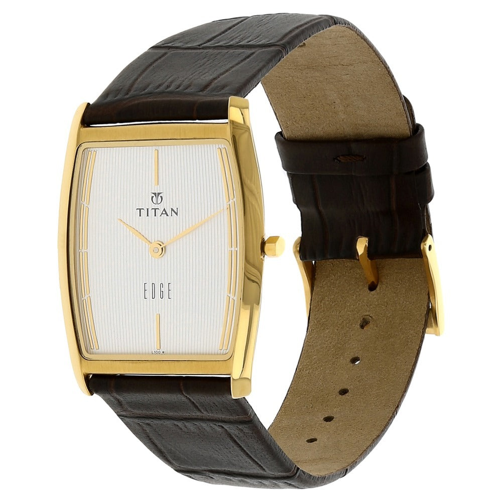Titan Edge Silver Dial Men's Watch 1044YL06