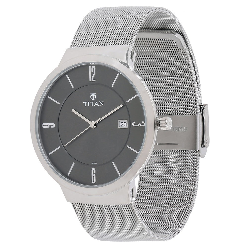 Titan Octane Black Dial Men's Watch 90053SM01