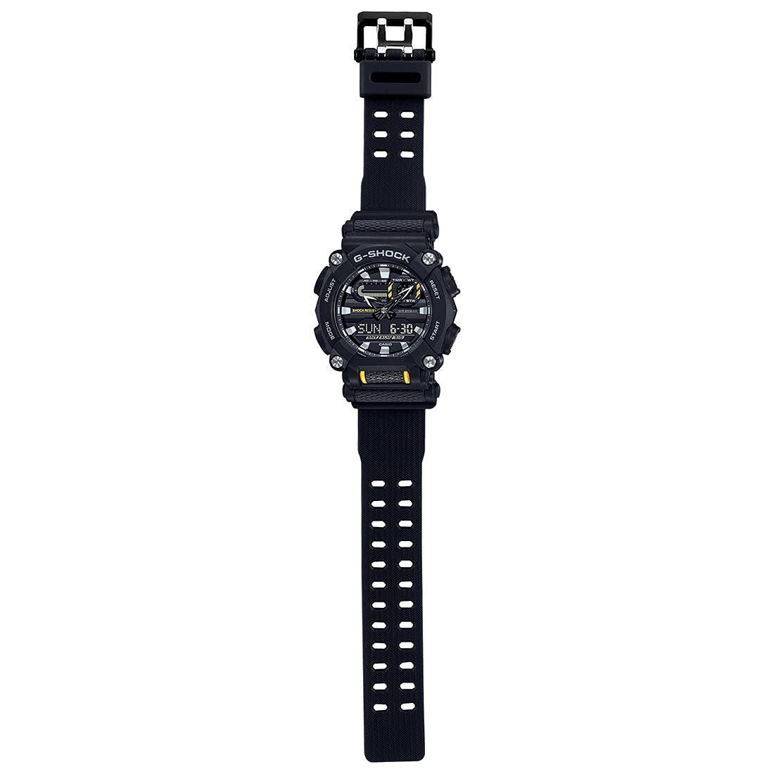G-Shock ANALOG-DIGITAL Black Dial Resin Strap Men's Watch GA-900-1ADR