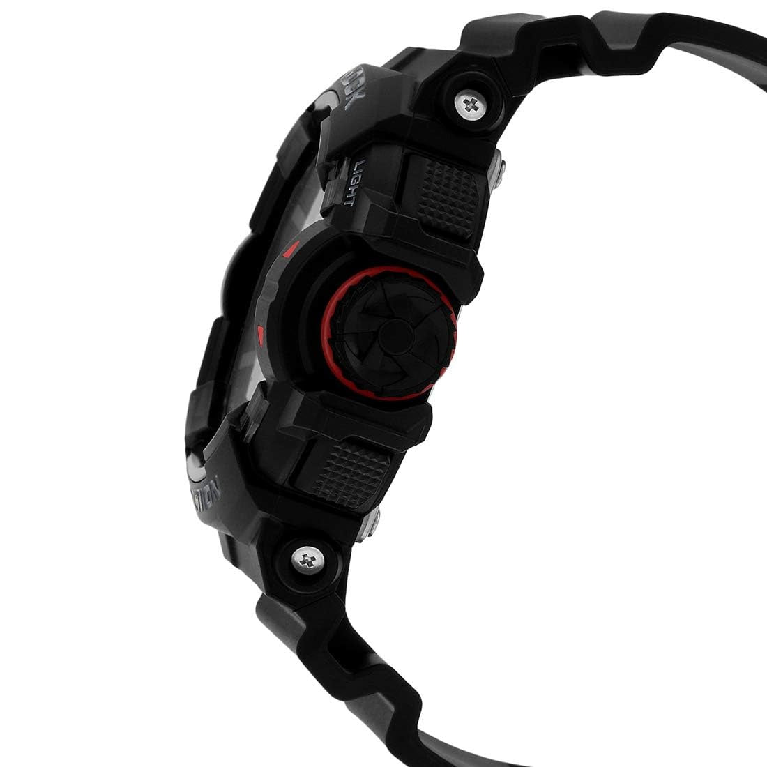 G-SHOCK Black-Red Dial Black Resin Strap Analog-Digital Men's Watch- GA-400-1BDR - G566