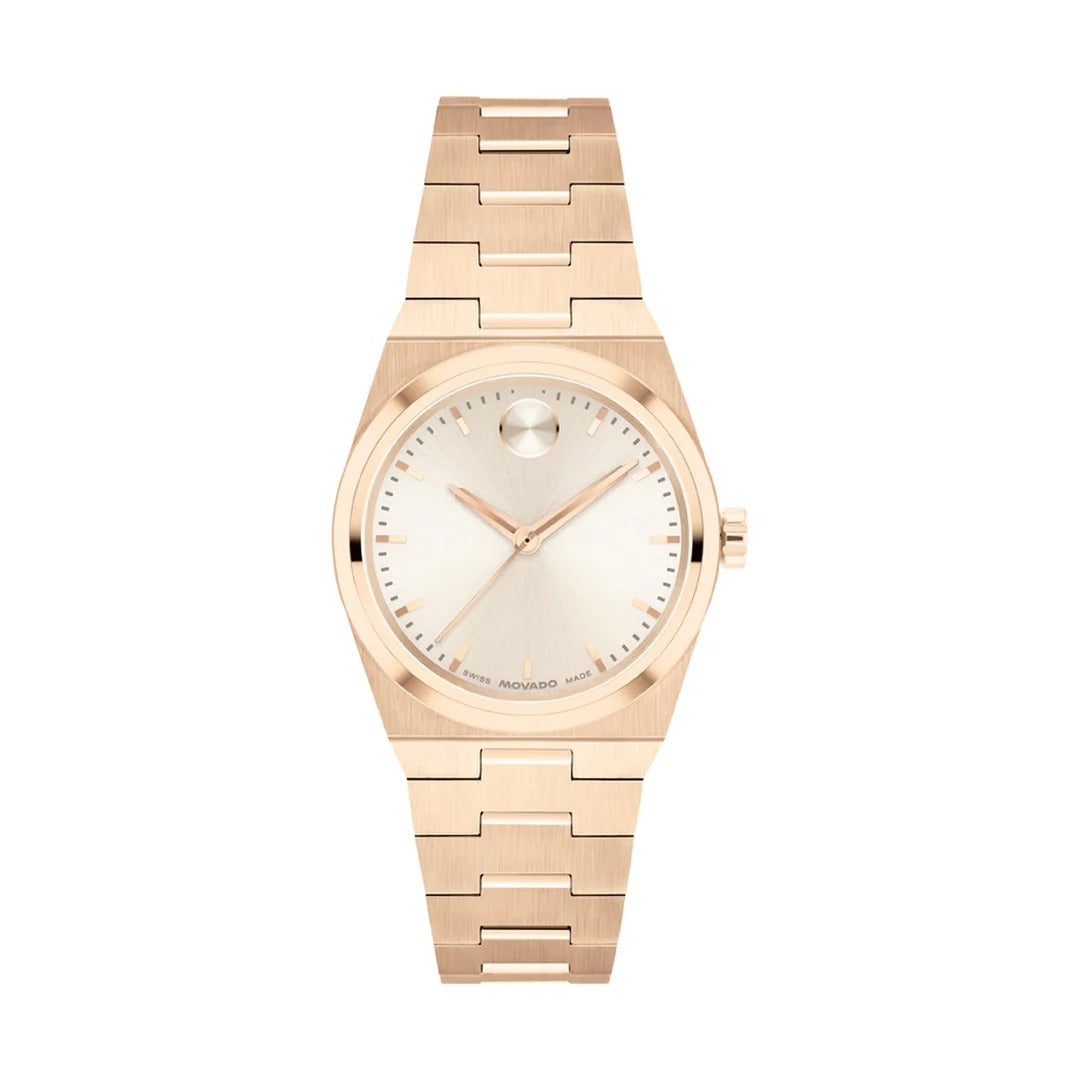 Movado BOLD Quest Mini Champagne Dial Women's Watch 3601293