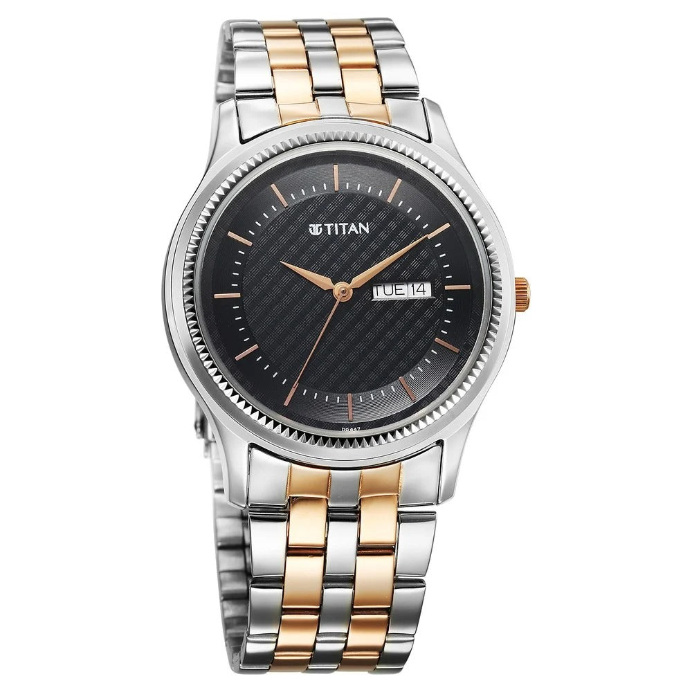 Titan Karishma Blue Dial Men's's Watch 1824KM02