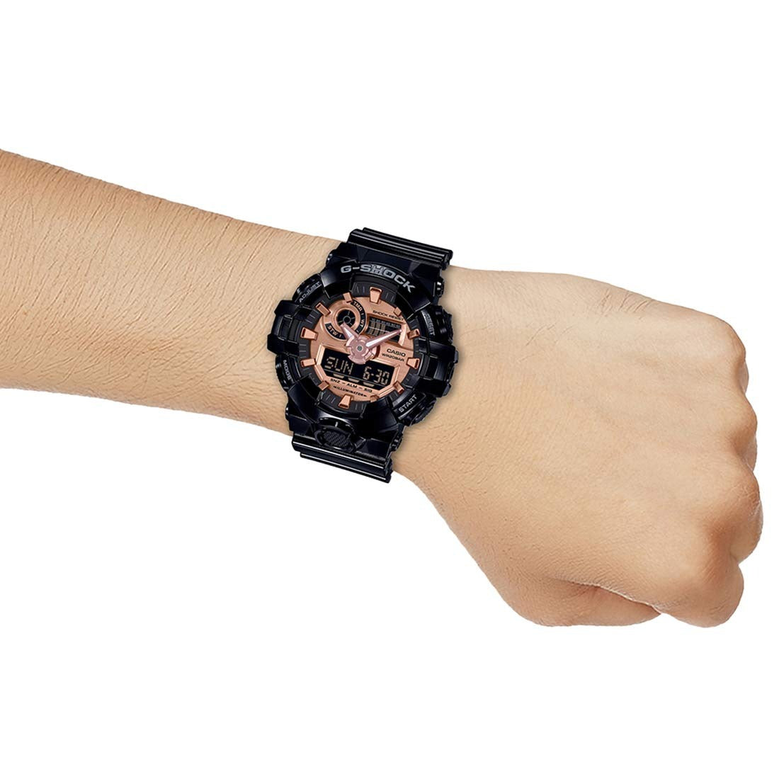 G-SHOCK Analog-Digital Rose Gold Dial Men's Watch - GA-700MMC-1ADR (G938)