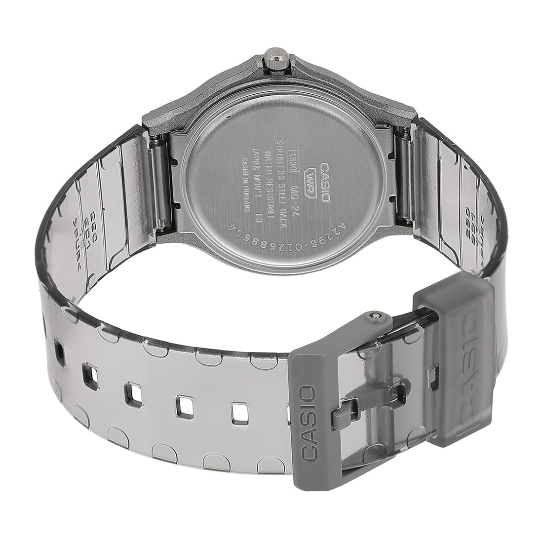 Casio Collection Analog Gray Sunray Dial Resin Strap Women's Watch MQ-24S-8BDF