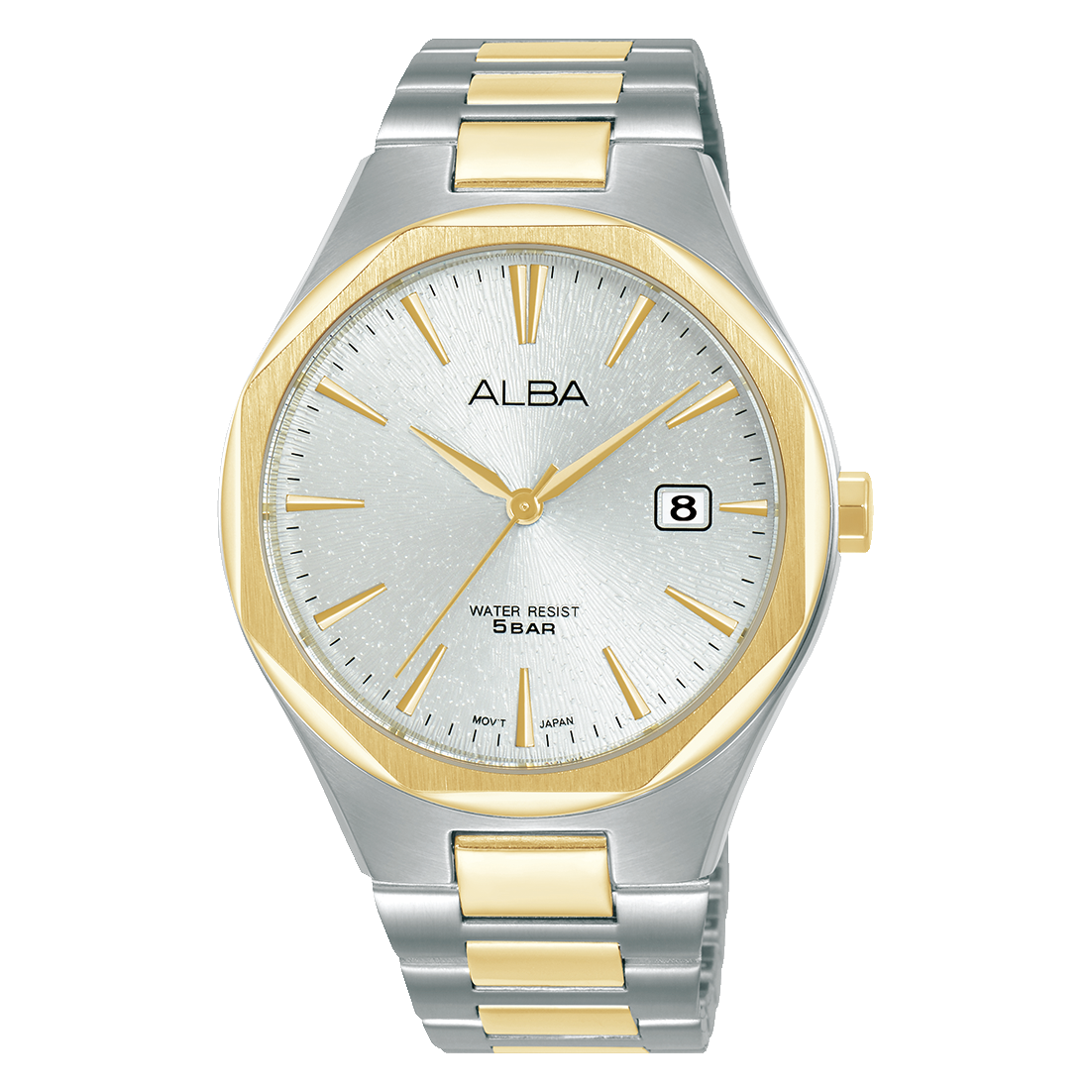 ALBA-AS9U52X1-Man's-Silver-Quartz-5 BAR-Watch
