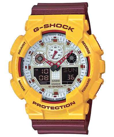 G-Shock (GA-100CS-9A) Analog-Digital Watch - For Men G534