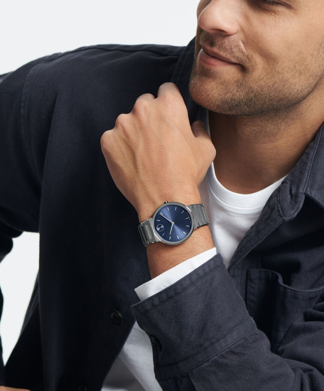 Movado BOLD Analog Teal Dial Stainless Steel Men's Watch 3601268