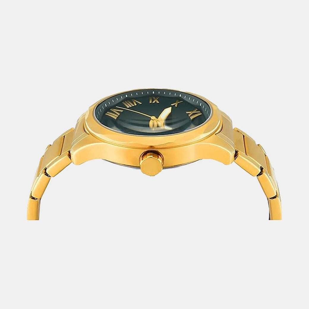 Timex Fashion Quartz Green Dial Analog Stainless Steel Men's Watch TW0TG7640