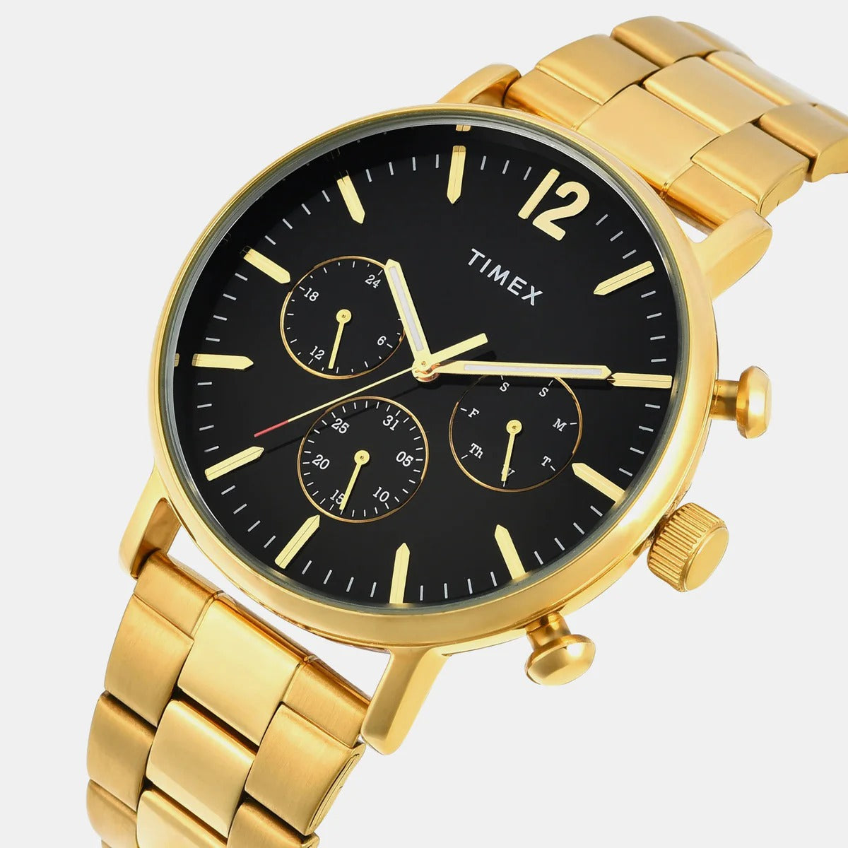 Timex E-Class Analog Black Dial Multifunction Men's Watch TWEG20025