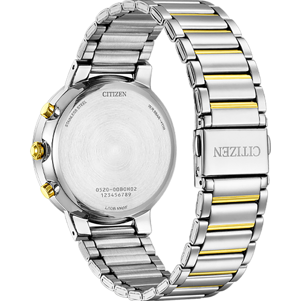 Citizen Men Quartz Blue Dial Chronograph Stainless Steel Watch AN8224-51L