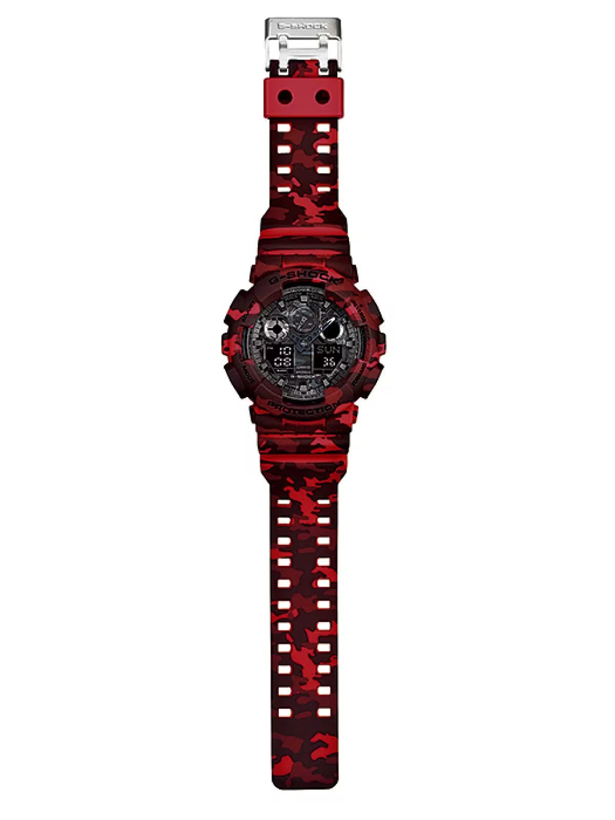G-Shock Analog-Digital Grey Dial Men's Watch - GA-100CM-4ADR (G579)