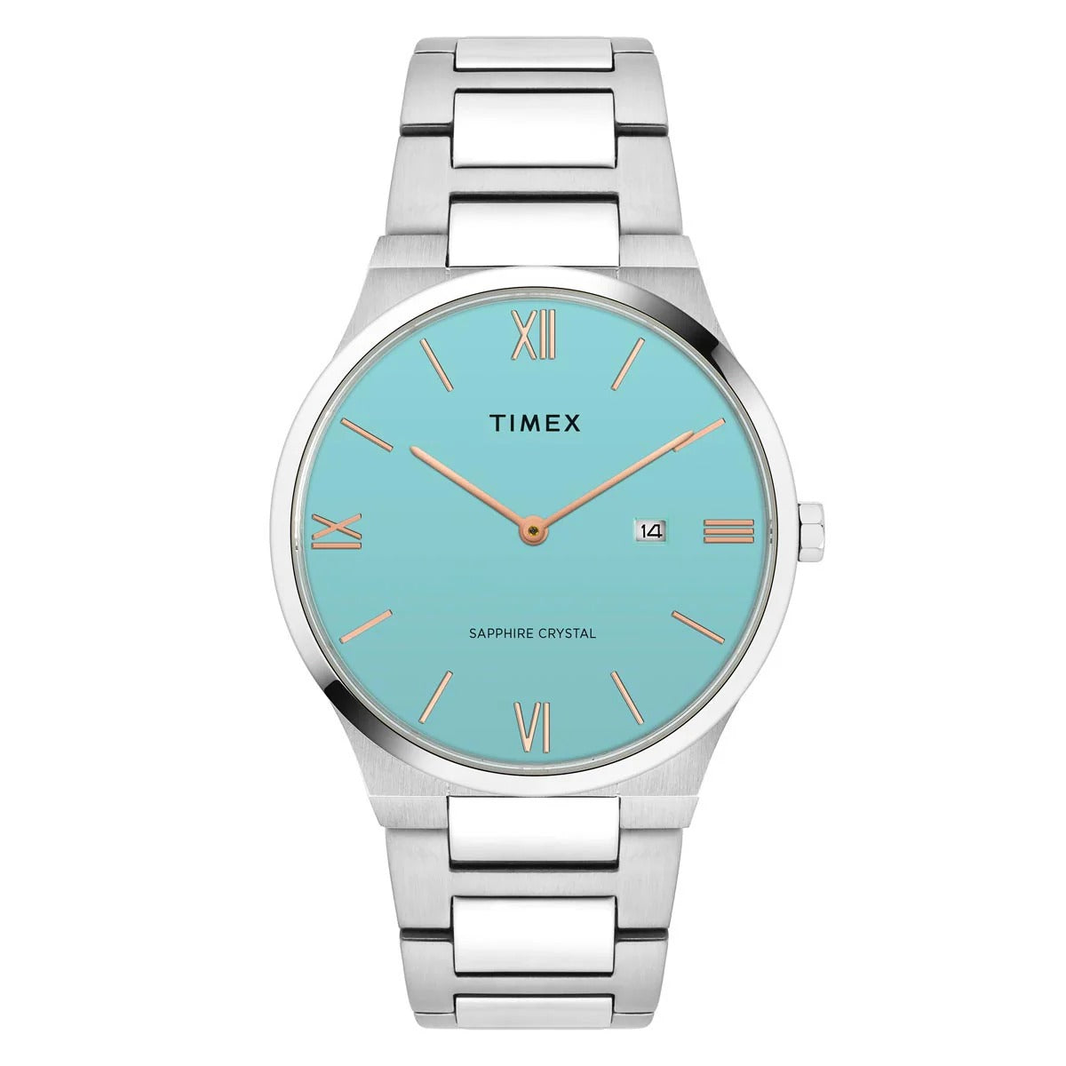 Timex Fashion Quartz Blue Dial Analog Stainless Steel Men's Watch TWEG23604