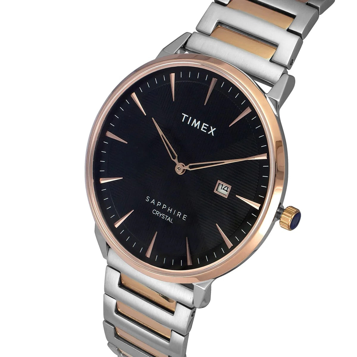 Timex Fashion Quartz Black Dial Analog Stainless Steel Men's Watch TWEG21905