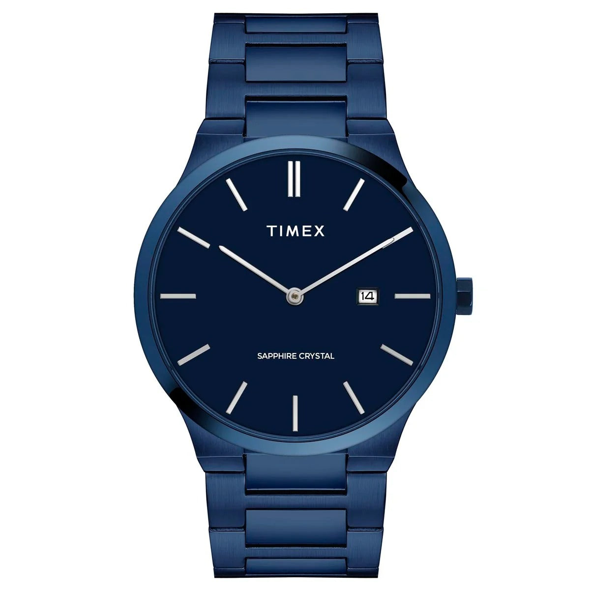 Timex E-Class Blue Dial Analog Stainless Steel Men's Watch TWEG23602