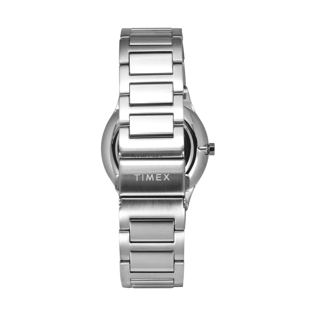 Timex E Class Quartz White Dial Analog Stainless Steel Men's Watch TWEG23600